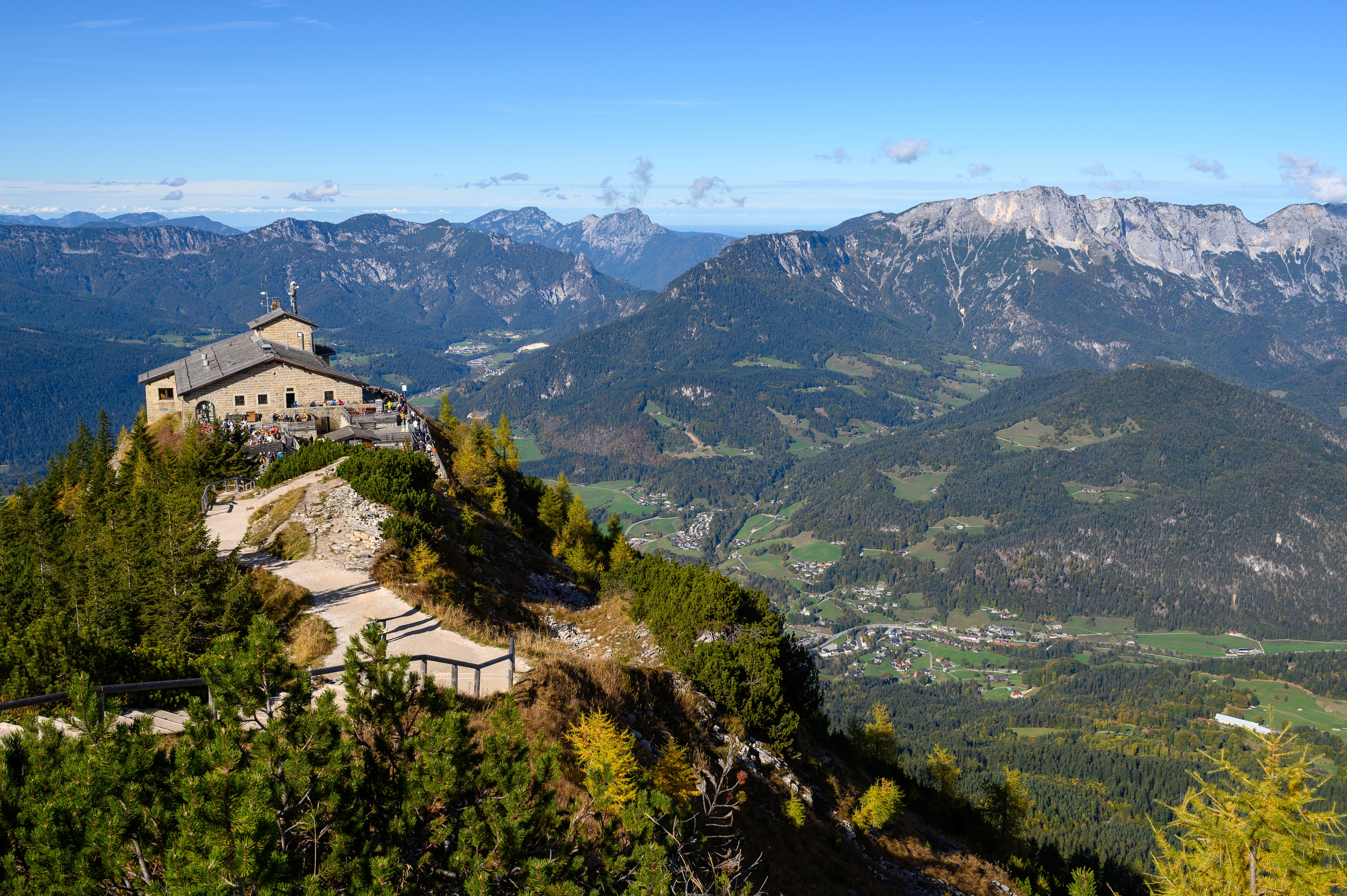 Eagles Nest ved Berchtesgaden med imponerende udsigt over alpelandskabet