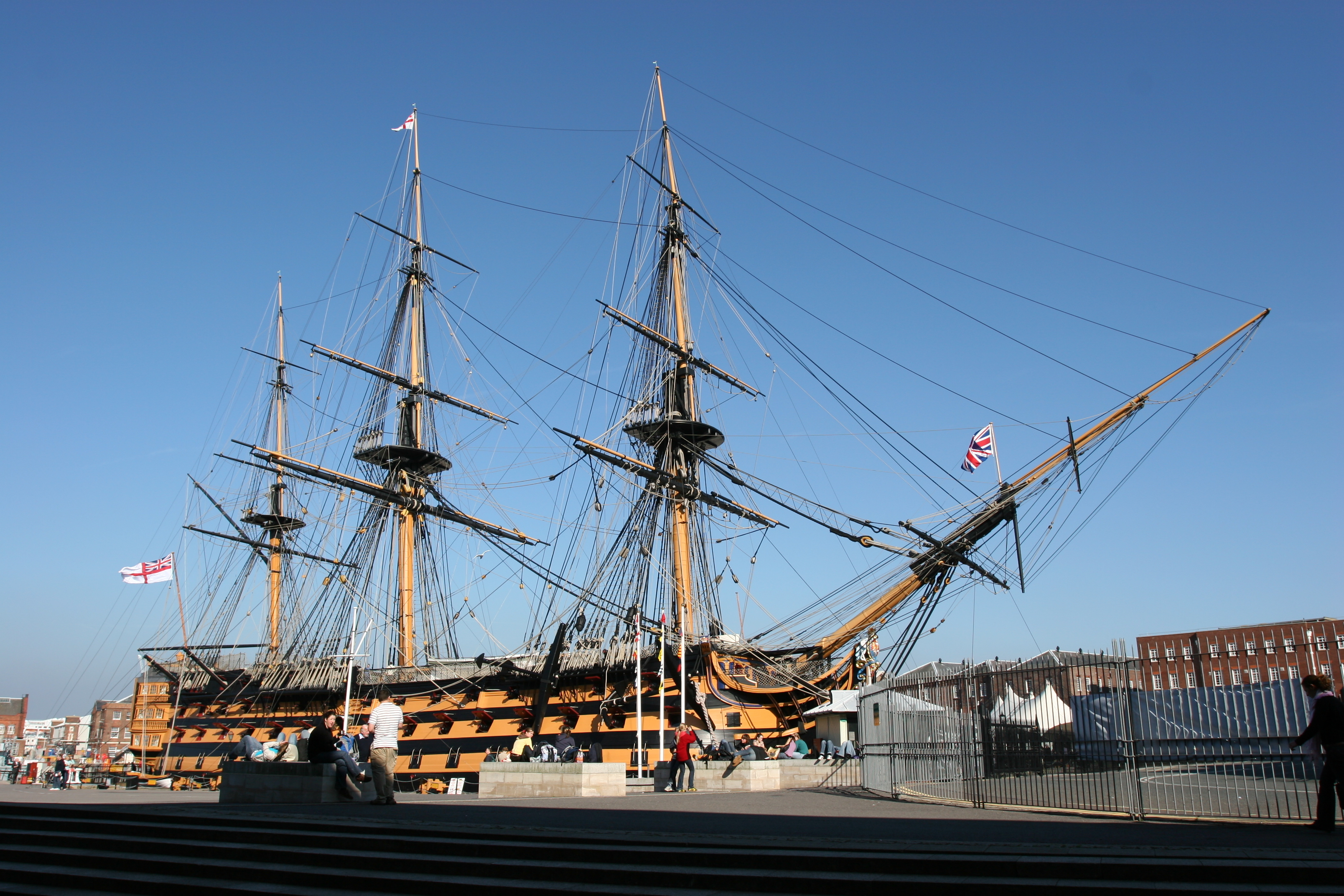 Besøg det historiske HMS Victory sejlskib i Portsmouth, England – et af verdens mest berømte museumsskibe