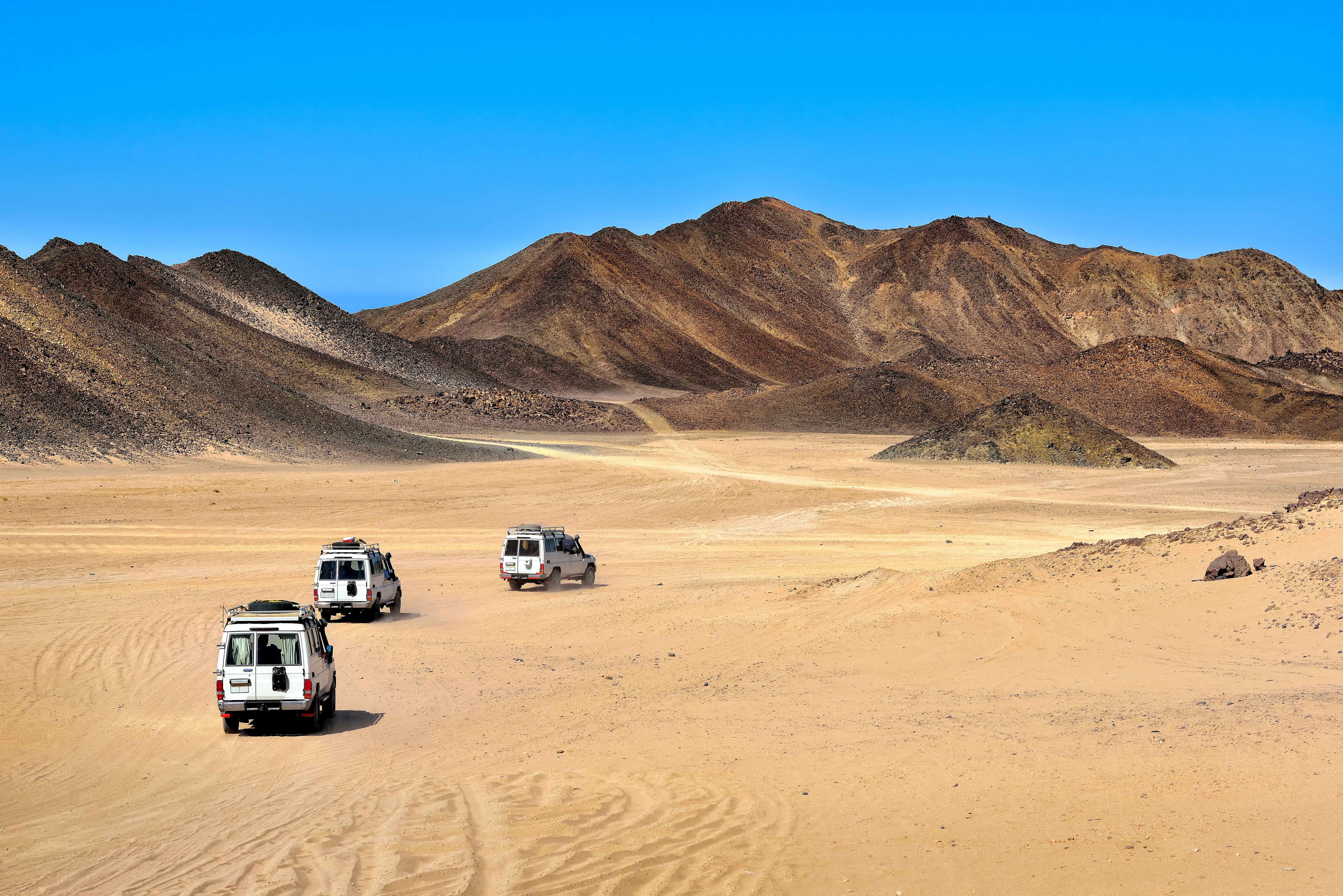 Off-road ørkensafari fra Hurghada i Egypten