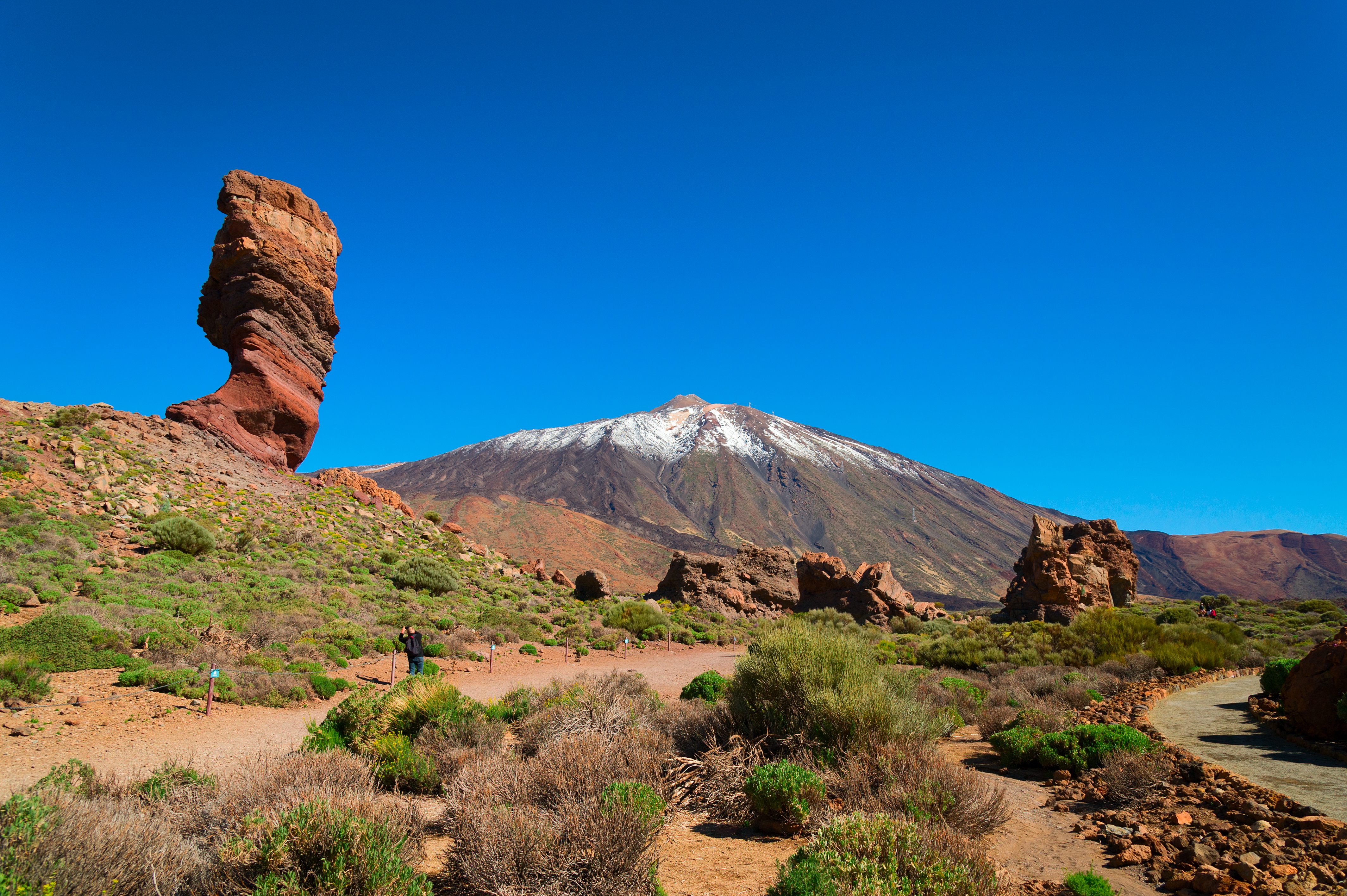 Imponerende udsigt til Mount Teide vulkanen på Tenerife, perfekt feriedestination