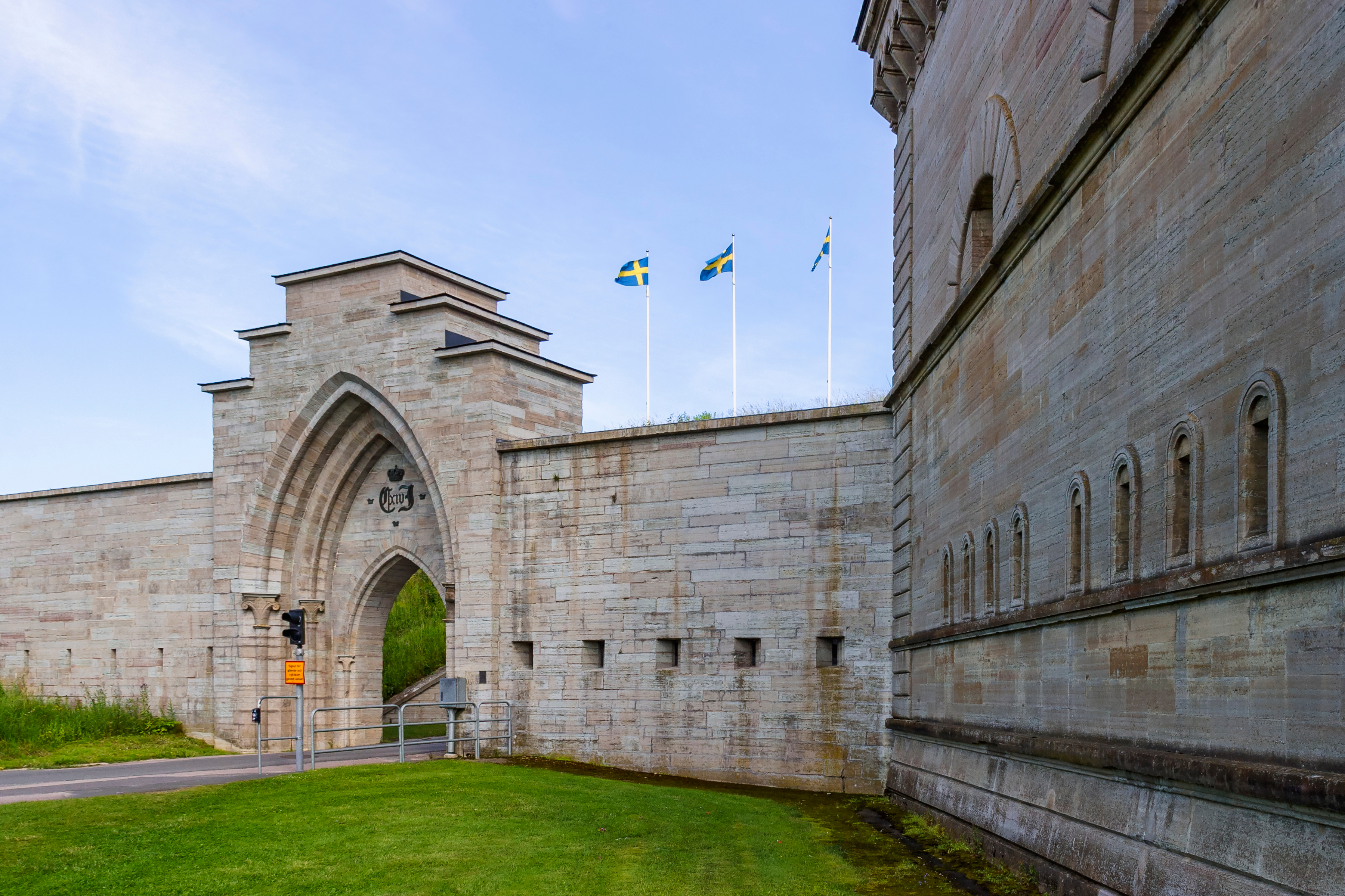 Karlsborg Citadel - historisk militær fæstning i Sverige