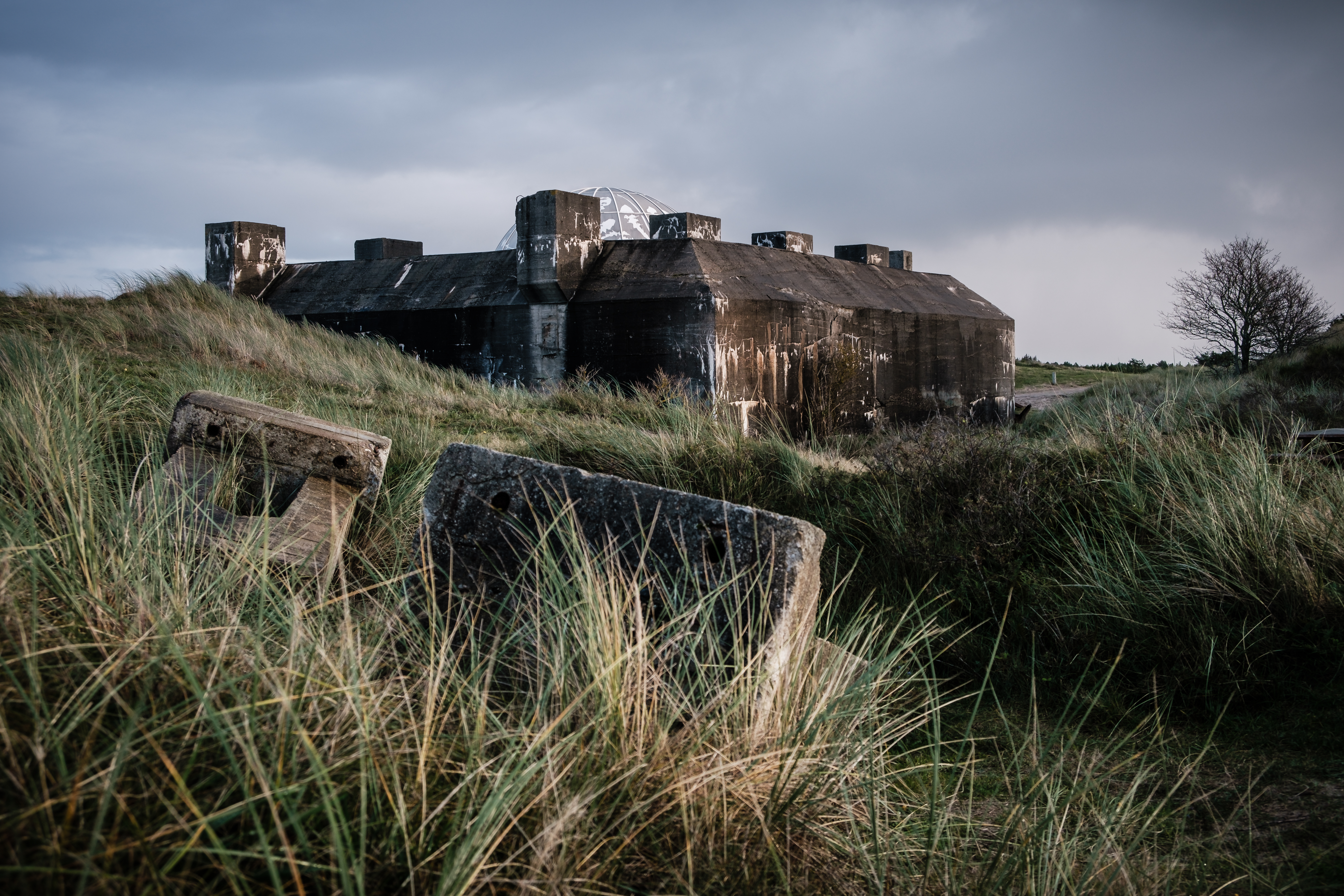 Militærhistoriske bunkeranlæg fra Atlantvolden på den jyske vestkyst