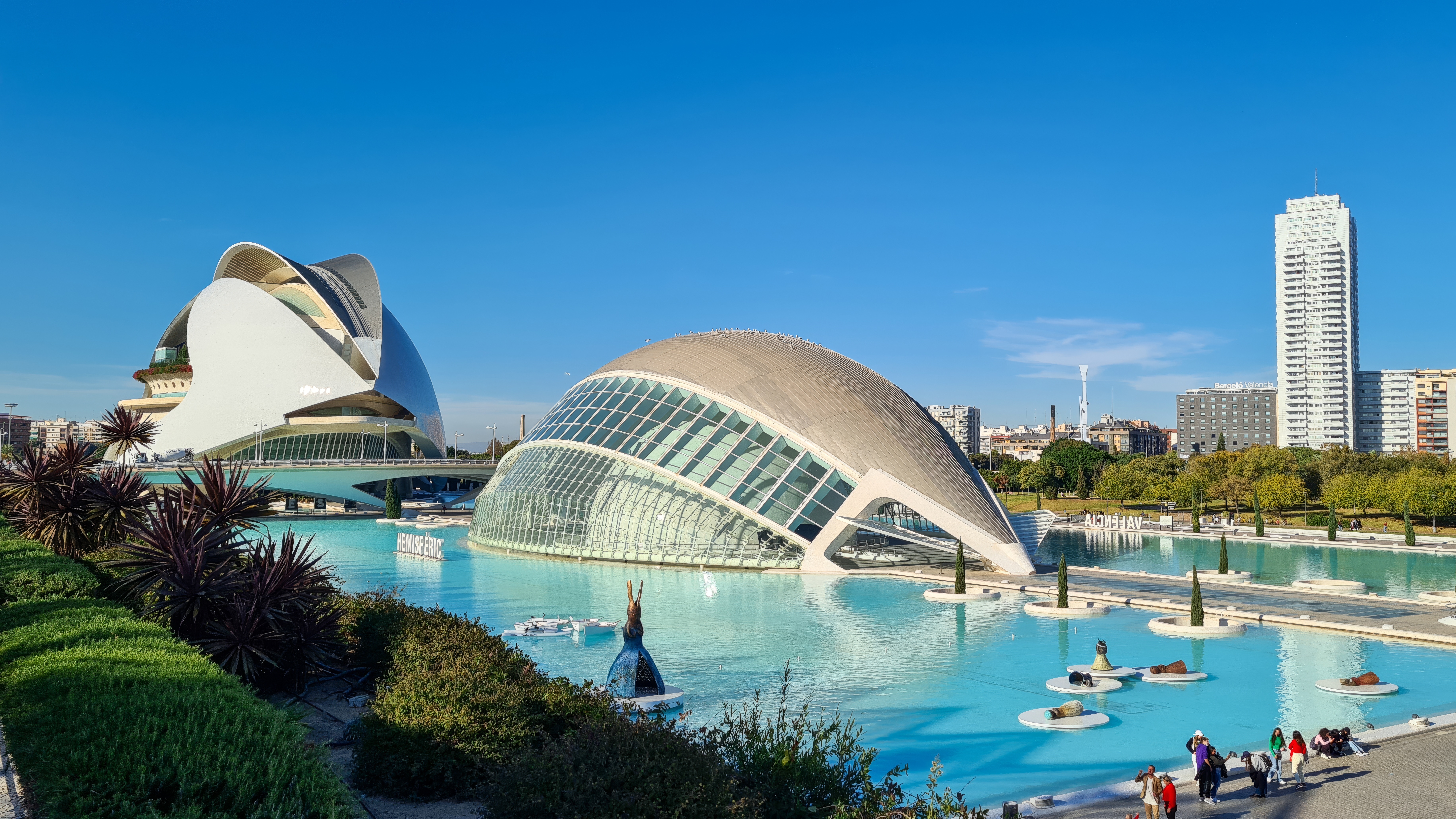 Valencia Kunst og Videnskabsby med spektakulær moderne arkitektur