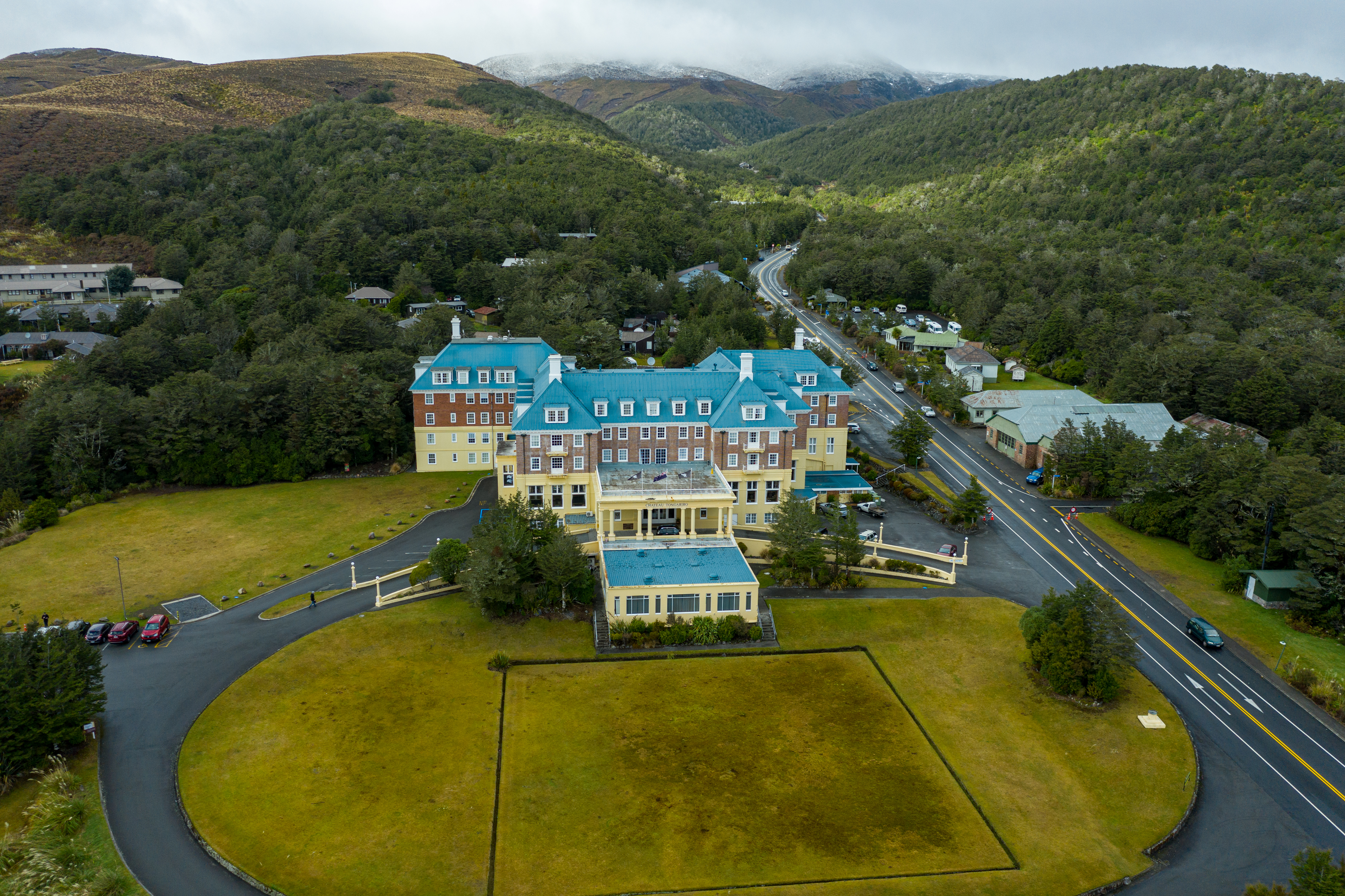 Fantastisk bjergresort i Whakapapa village med panoramaudsigt New Zealand