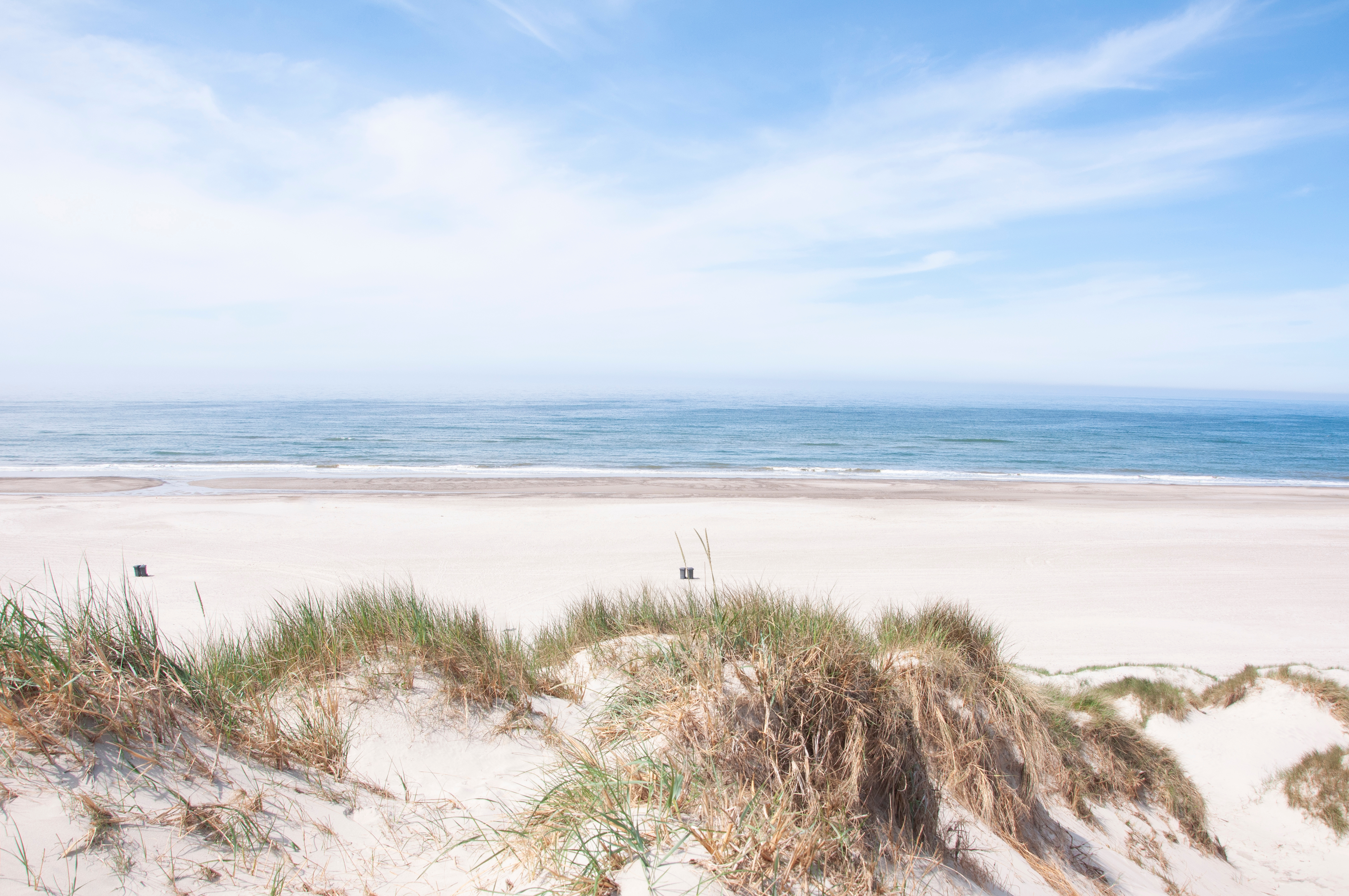 Pragtfuld Nordsøstrand med sandklitter perfekt til sommerferie