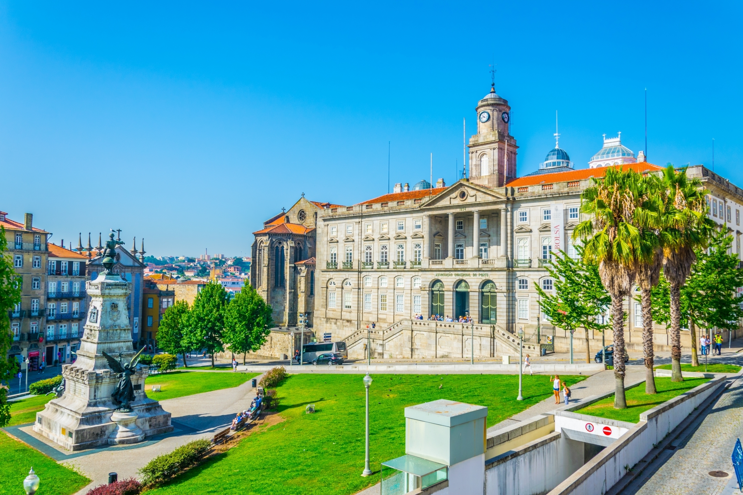 Palacio da Bolsa den historiske børsbygning i Porto Portugal