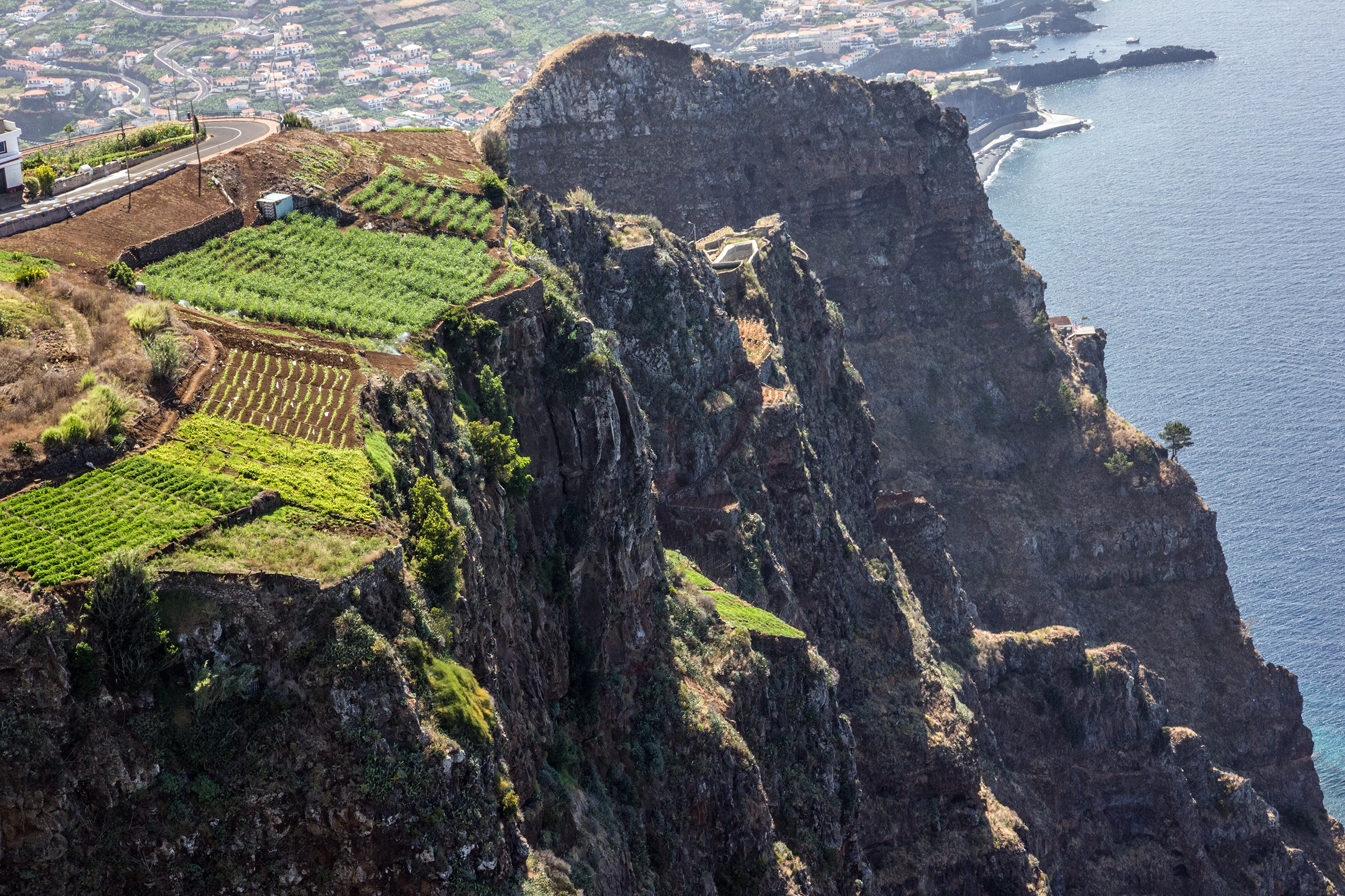 Cabo Girão udsigtspunkt på Madeira med dramatiske klipper og Atlanterhavsview