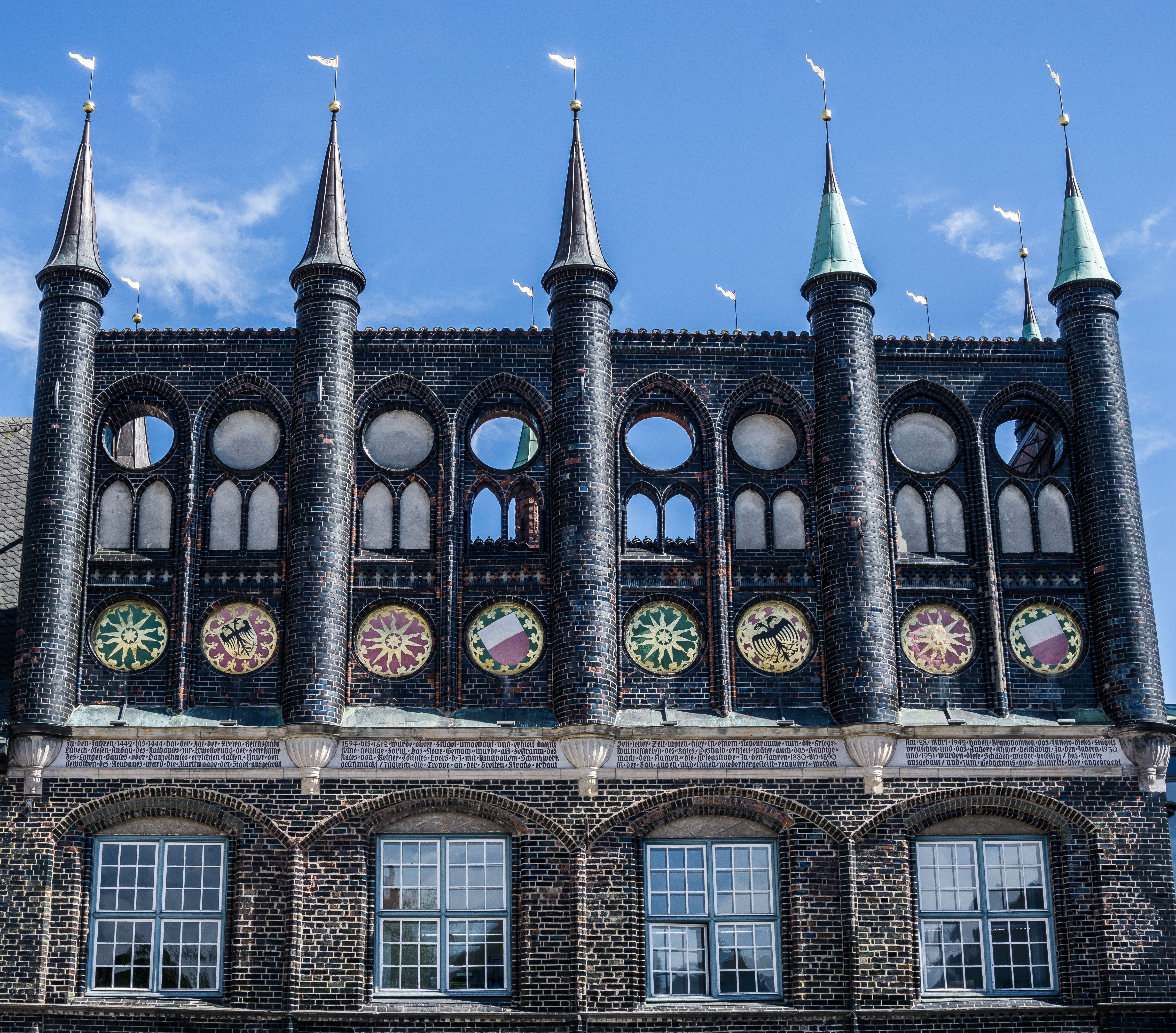 Tysk gotisk arkitektur i UNESCO verdensarvsbyden Lübeck